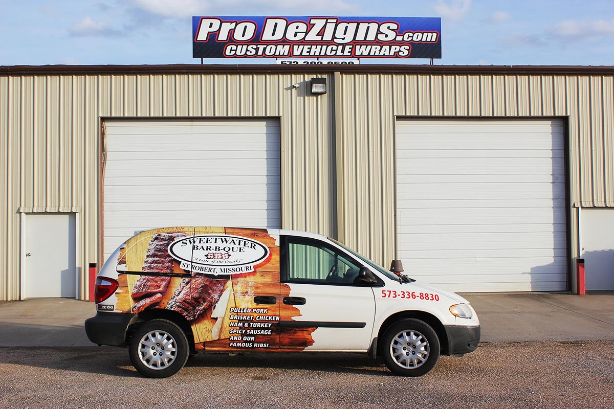 streetwater bbq van wrap