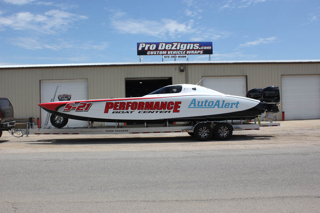 S 21 Performance Boat Center Auto Alert