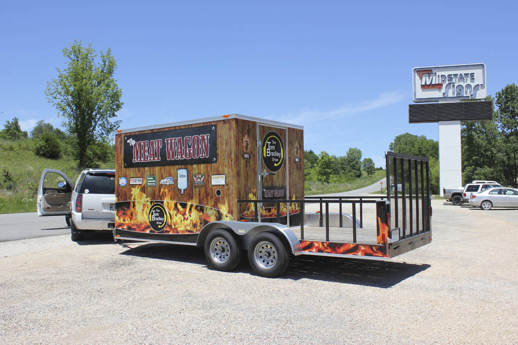 Meat Wagon Food Truck Trailer Vehicle Vinyl Wrap Pro Dezigns Designs Visual Branding Columbia Missouri