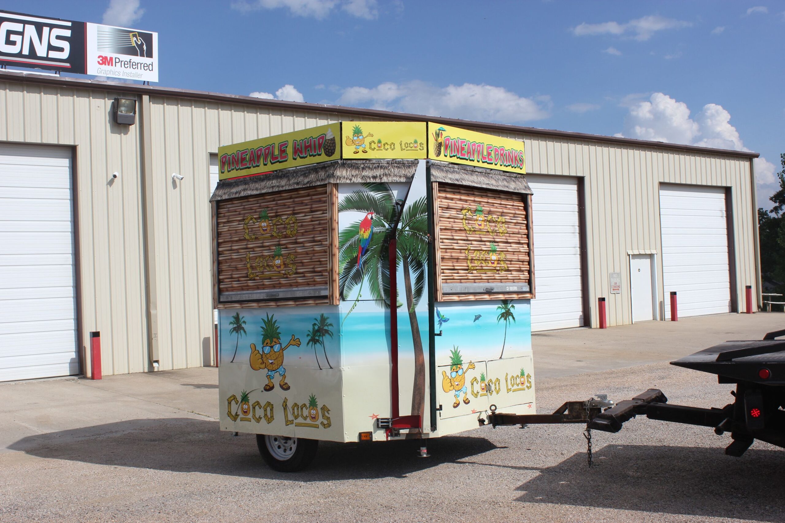 Pineapple Whip Food Truck Trailer Vehicle Vinyl Wrap Pro Dezigns Designs Visual Branding Columbia Missouri