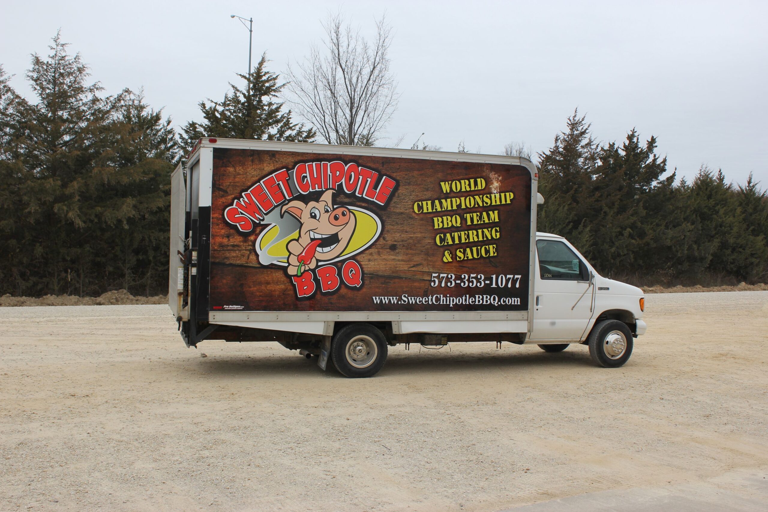 Sweet Chipotle Food Truck Trailer Vehicle Vinyl Wrap Pro Dezigns Designs Visual Branding Columbia Missouri
