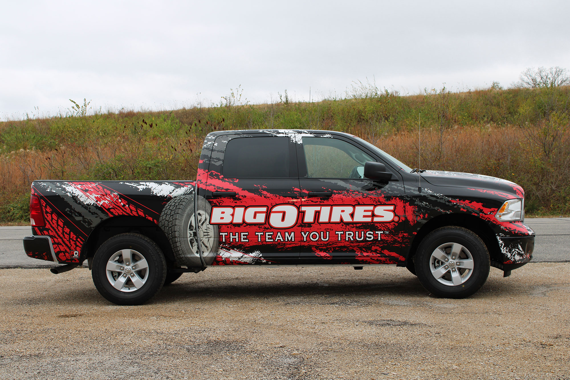 Big O Tires Advertising Vehicle Wraps Pro Dezigns Columbia Mo