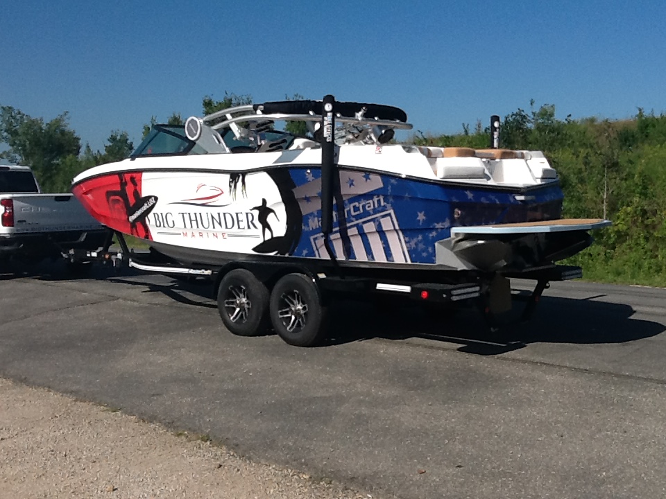 Big Thunder Boat Wrapping Pro Dezigns Columbia Missouri