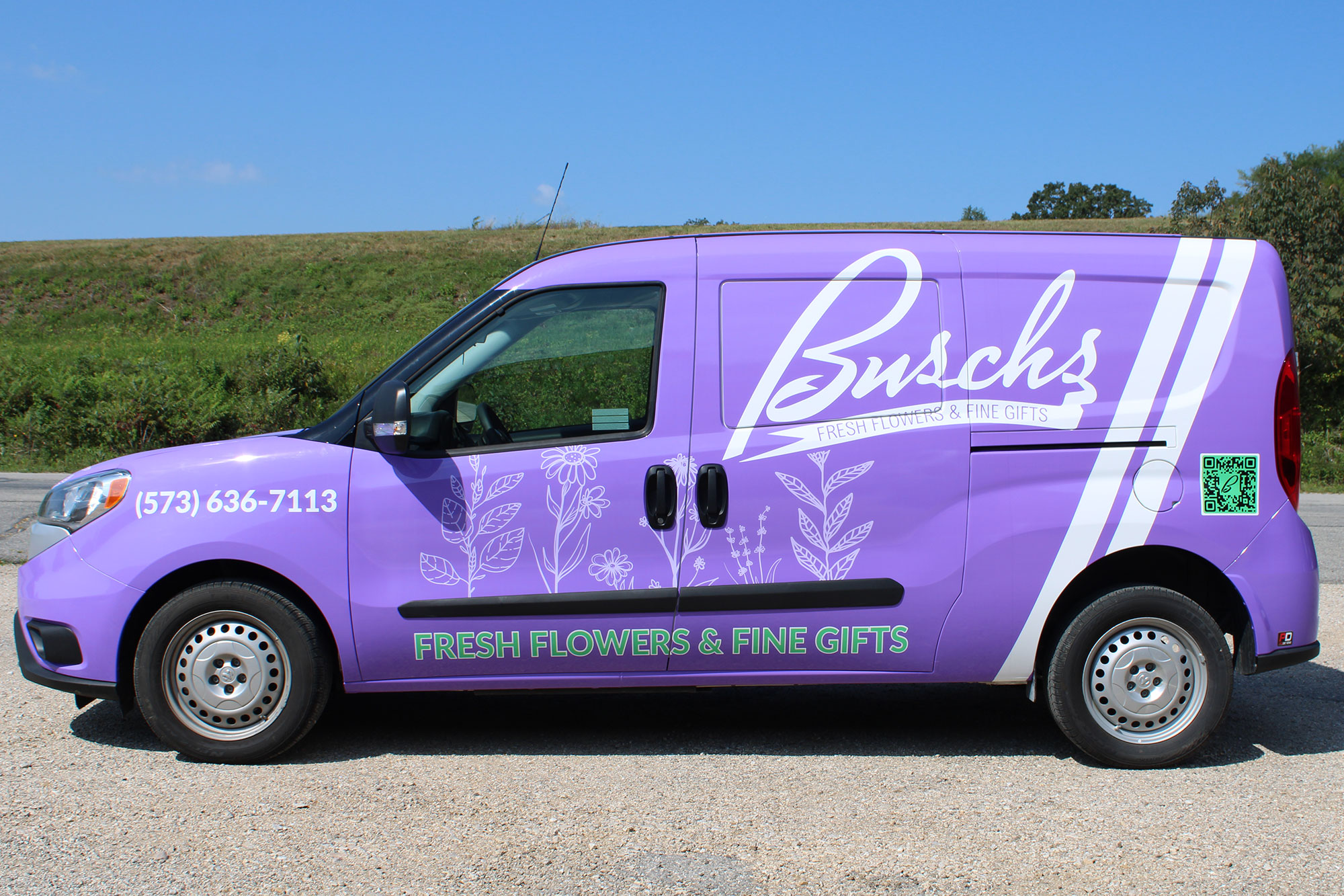 Buschs Florist Van 3m Wrap Film 3m Certified Installation Team Sprinter Vans Wraps Columbia Missouri