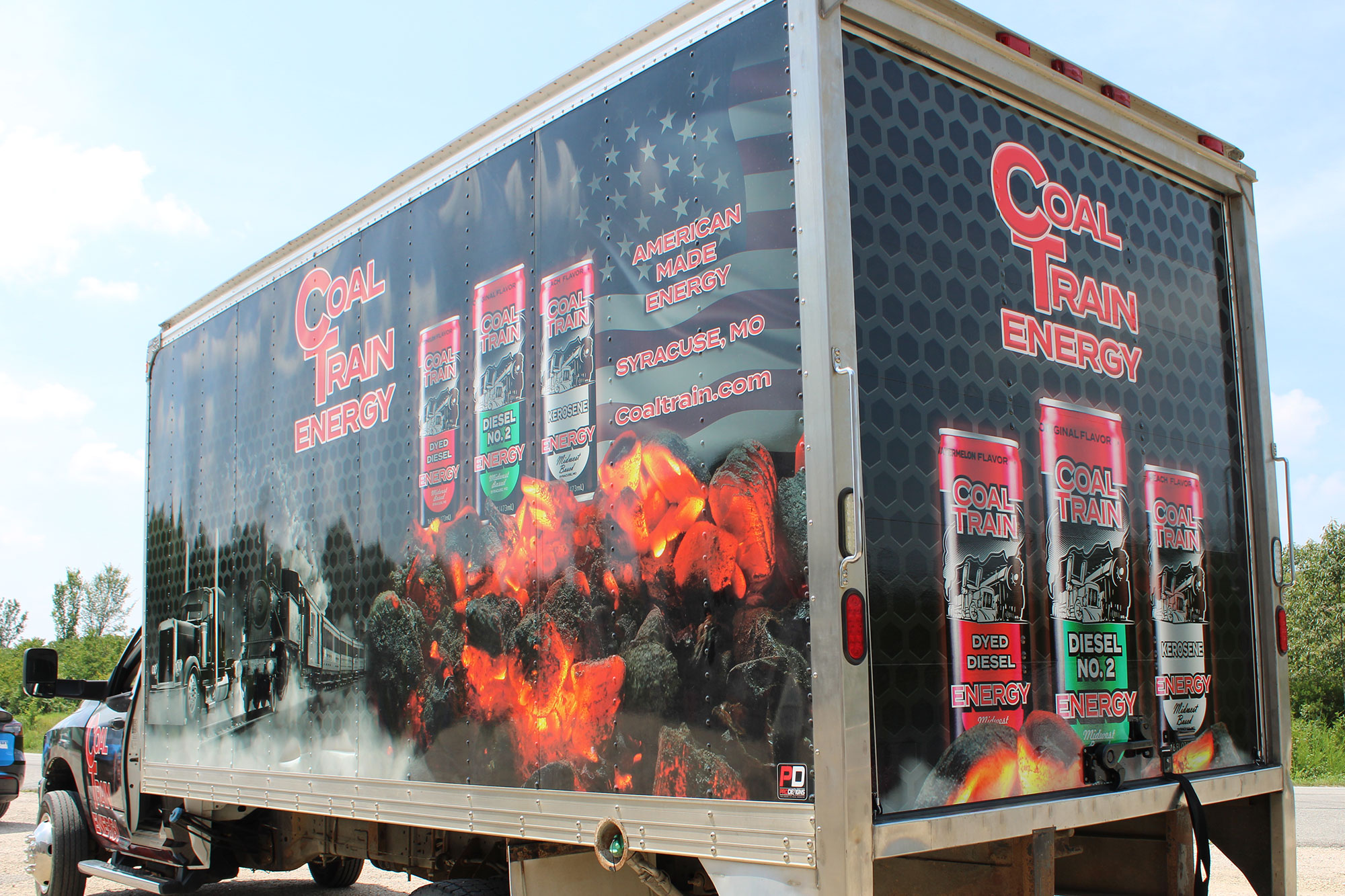 Coal Train Energy Box Truck Vehicle Wraps Pro Dezigns Columiba Missouri