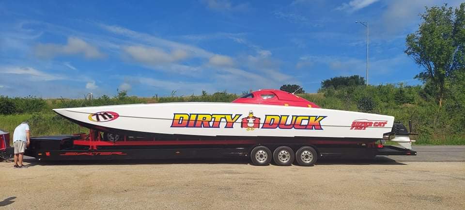 Dirty Duck Boat Vinyl Wrap Pro Dezigns Jefferson City Missouri
