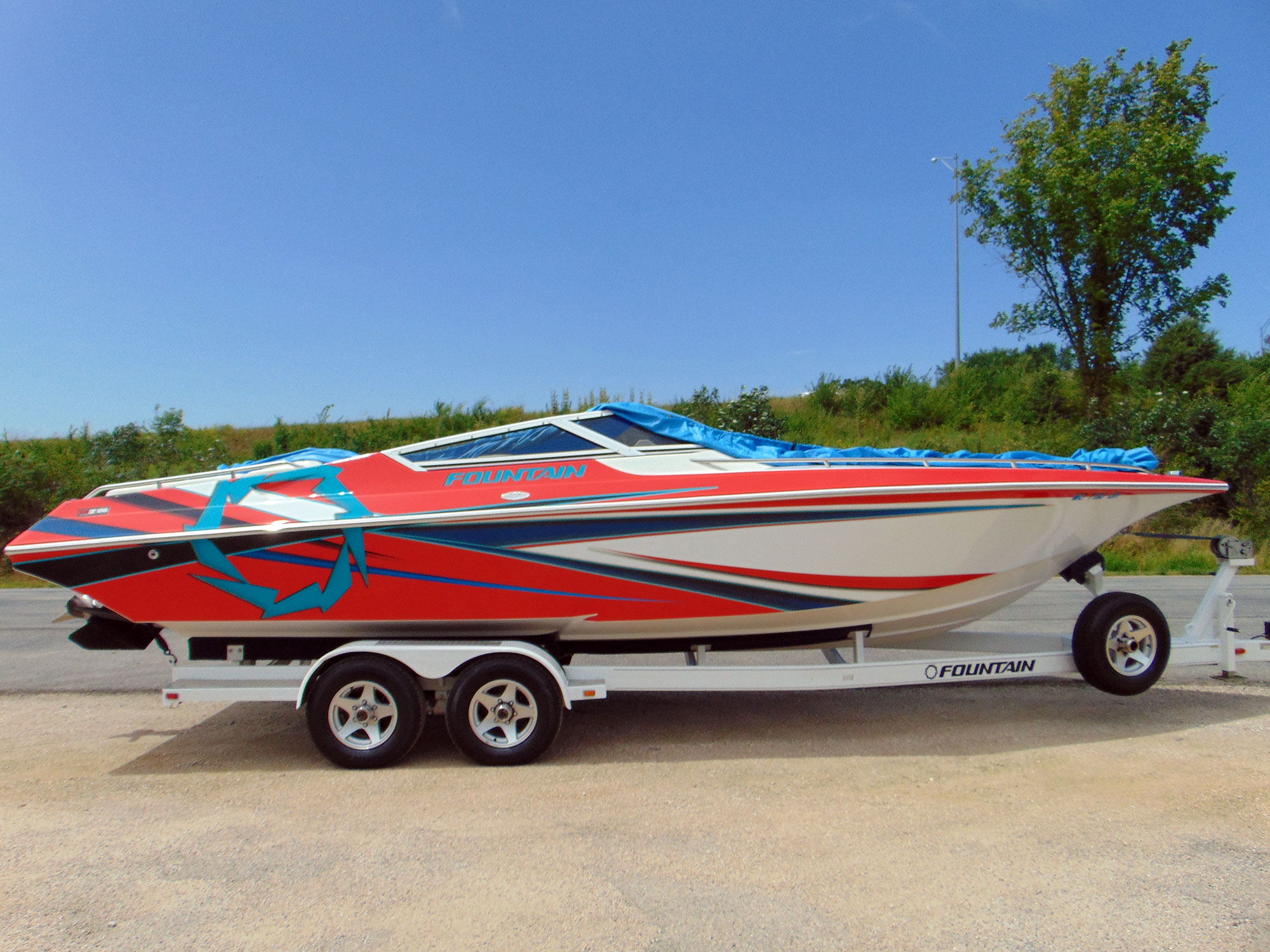 Fountain Boat Wraps Pro Dezigns Columiba Missouri