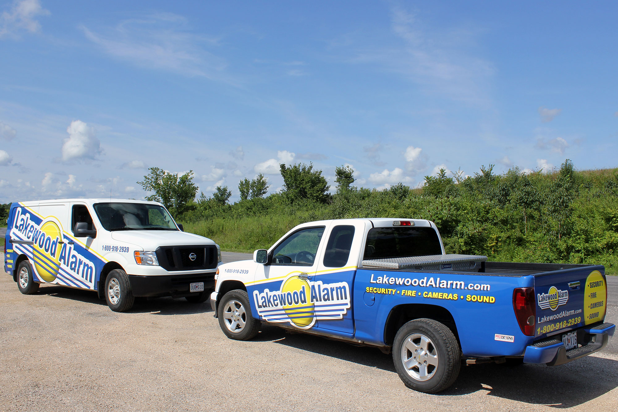 Lakewood Alarm Advertising Vehicle Wraps Pro Dezigns Jeff City Mo