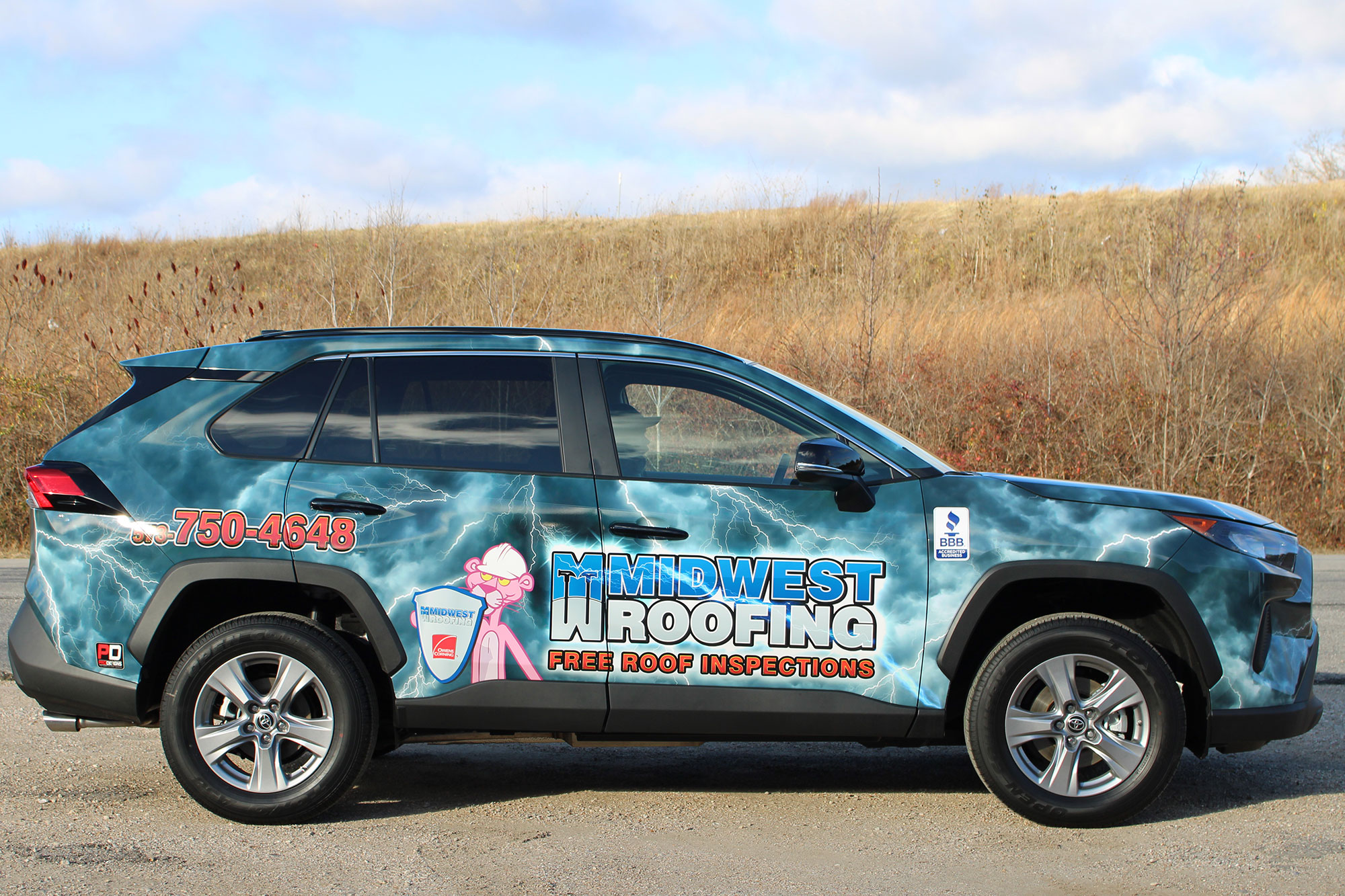 Midwest Roofing Automotive Vinyl Wraps Pro Dezigns Columbia Mo