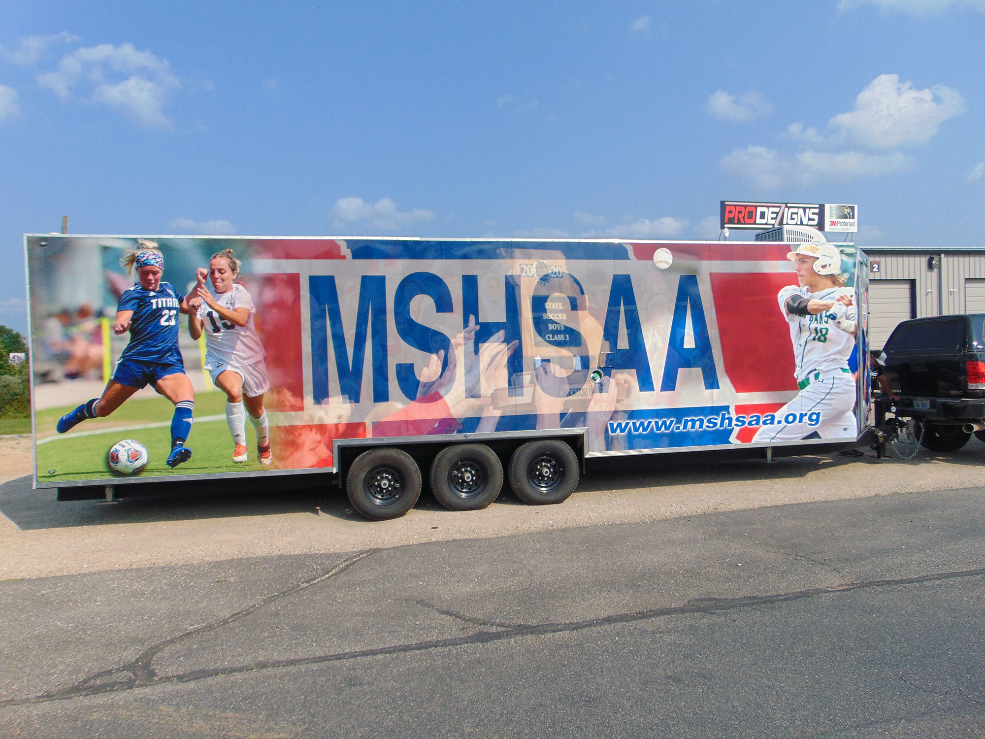 Mshsaa Cargo Trailer Vinyl Wraps Pro Dezigns Columbia Missouri