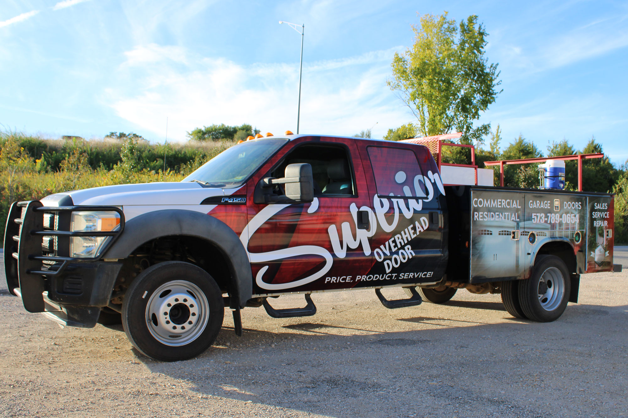 Superior Overhead Door Truck Vehicle Graphics And Wraps Pro Dezigns Missouri