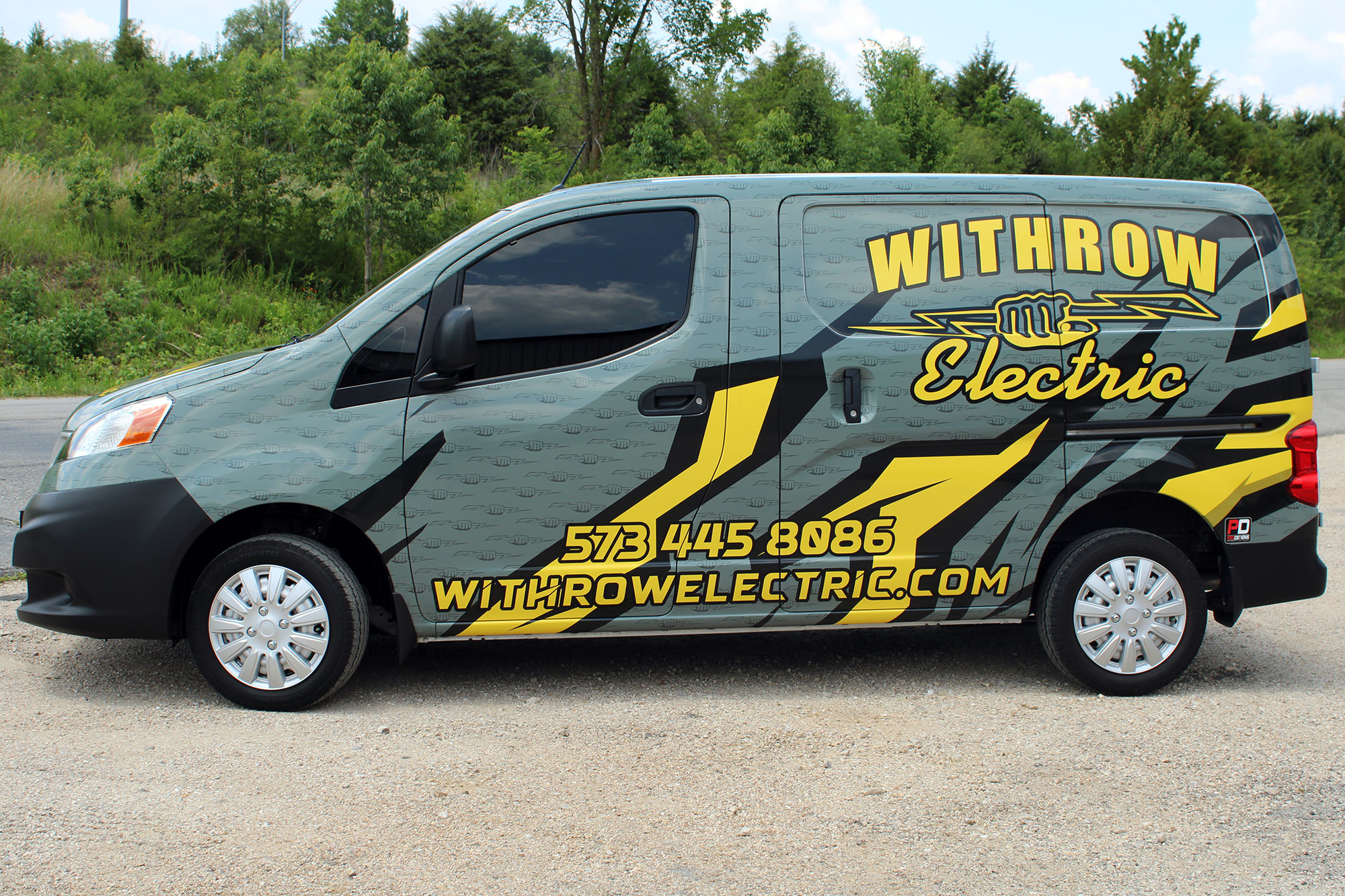 Withrow Electric Custom Panel Van Graphics Pro Dezigns Lake Of The Ozarks Missouri